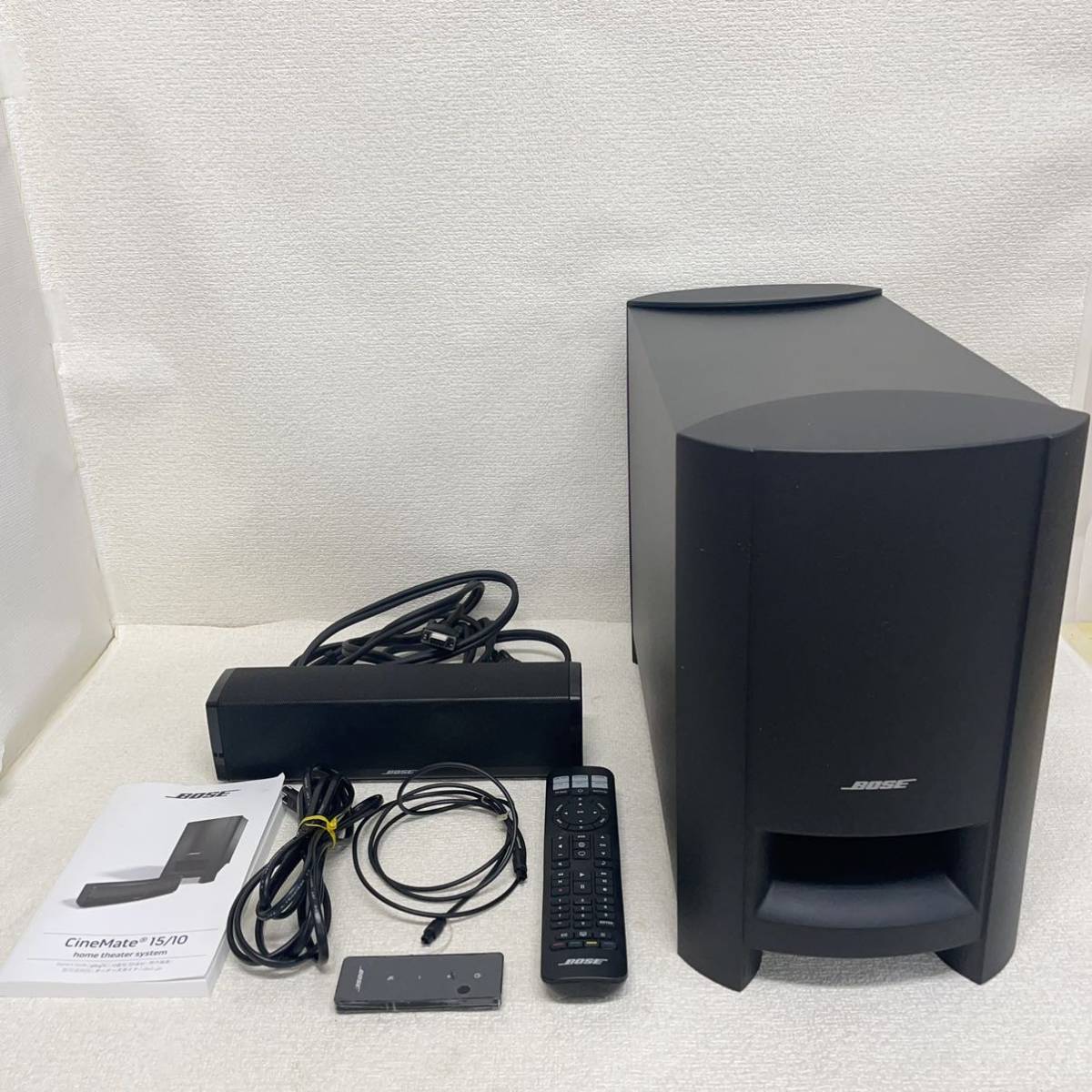 Bose CineMate 15 system ホームシアターシステム 1.1ch ブラック
