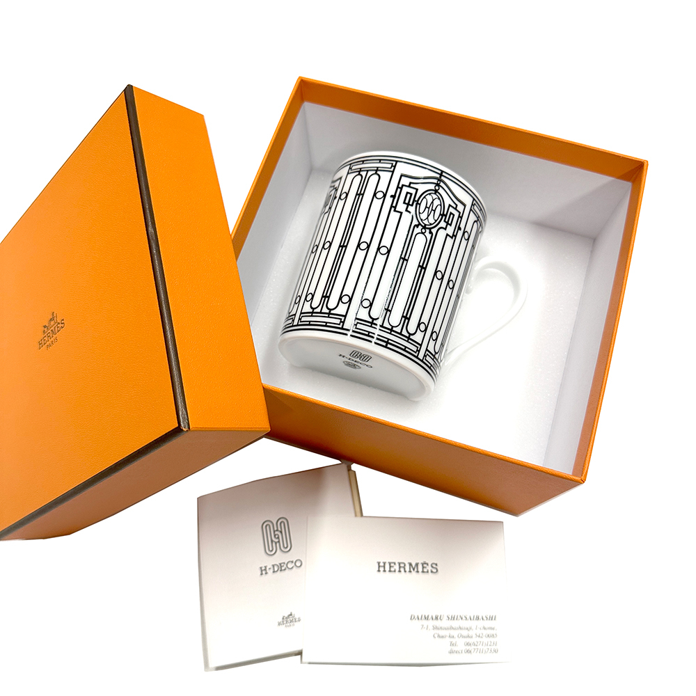 人気No.1】 マグカップ DECO H アッシュデコ エルメス】 【HERMES