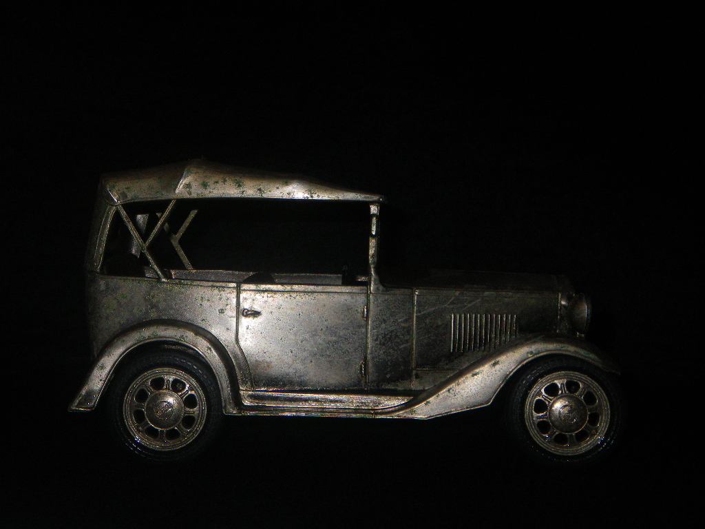 1932 FIRST DATSUN　全長148㎜　ミニチュア　金属製 オブジェ 置物　ダットサン　第一号車　クラシックカー アンティーク ミニカー　日本製_画像8