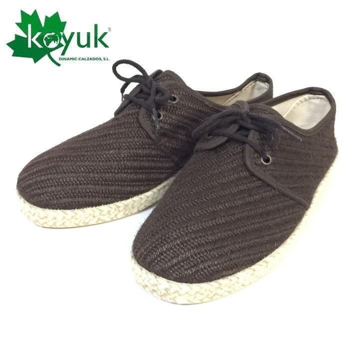  новый товар стандартный 43 Испания производства KOYUK байдарка koyuk jute обувь COHIBA эспадрильи bar kana iz производства закон deck shoes Brown 