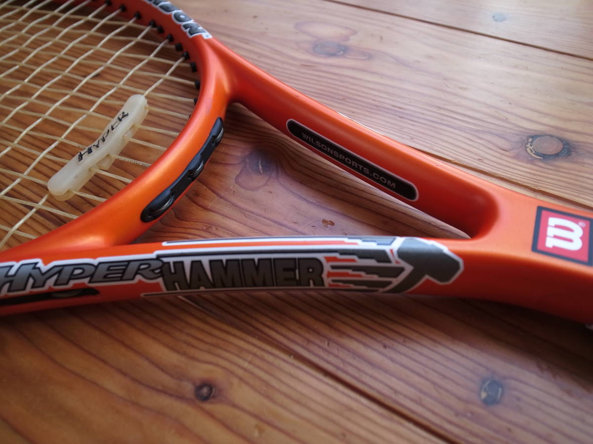 錦織圭選手ジュニア時代使用モデル　ウィルソン ハイパー ハンマー 5.2　WILSON HYPER HAMMER 5.2　 フェイスサイズ95　中古美品_画像4