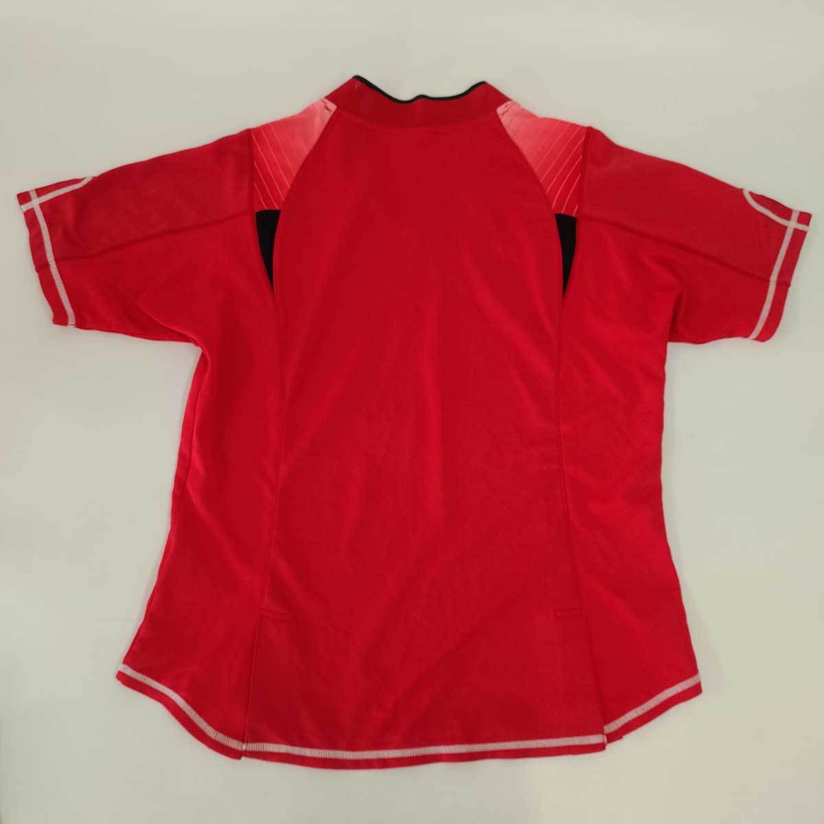[ б/у ] Mizuno dry рубашка pra рубашка рубашка с коротким рукавом L красный женский MIZUNO спорт одежда 