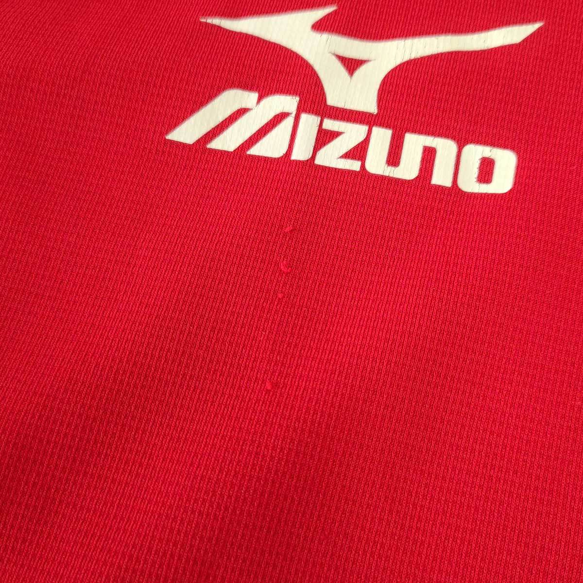 [ б/у ] Mizuno dry рубашка pra рубашка рубашка с коротким рукавом L красный женский MIZUNO спорт одежда 