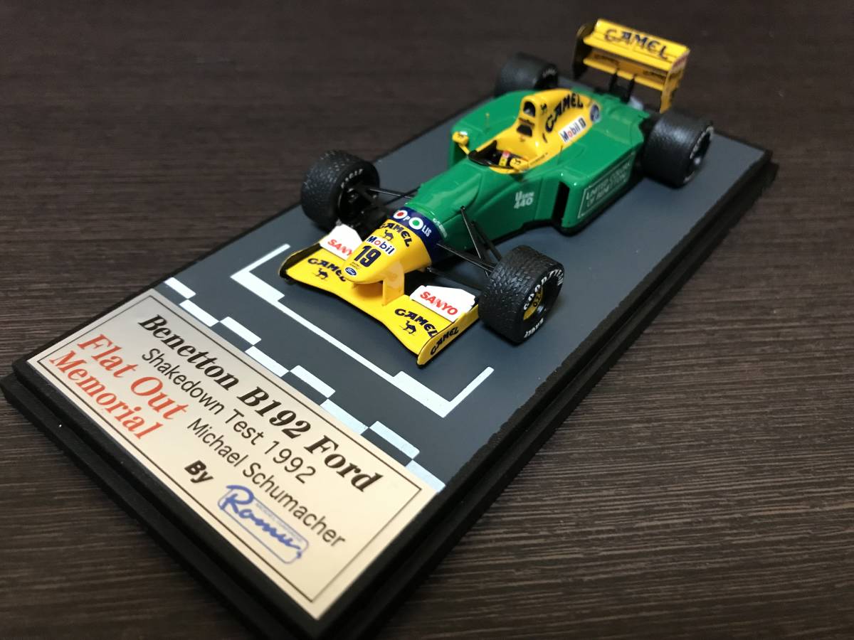 * 1/43 final product TAMEO Benetton * Ford B192 M. Schumacher shake down * test 1992