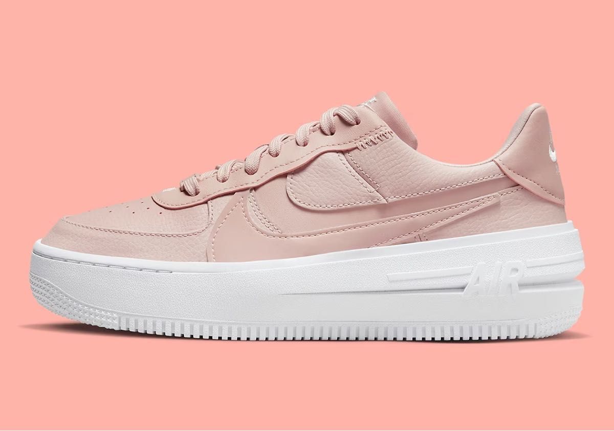 NIKE ナイキ AIR FORCE 1 エアフォース1 ピンク 桃 厚底 25cm PLT.AF.ORM プラットフォーム 新品