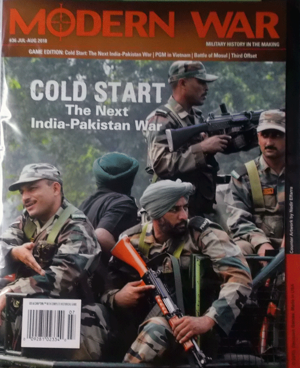 DG/MODERN WAR NO.36/COLD START:THE NEXT INDIA-PAKISTAN WAR/駒未切断/日本語訳無し_画像1