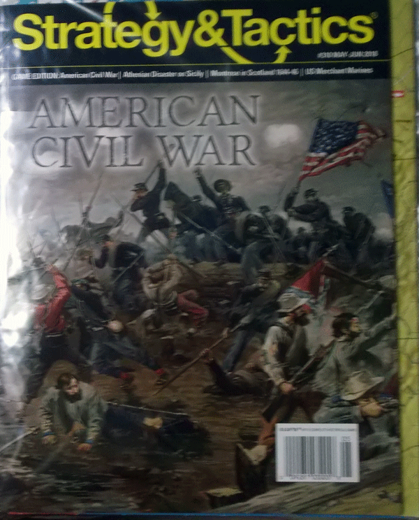 DG/STRATEGY&TACTICS NO.310/AMERICAN CIVIL WAR/駒未切断/日本語訳無し_画像1