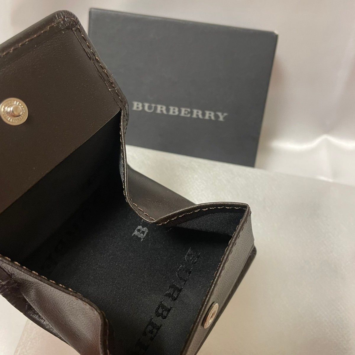 【未使用品保管】BURBERRY バーバリー コインケース ノバチェック