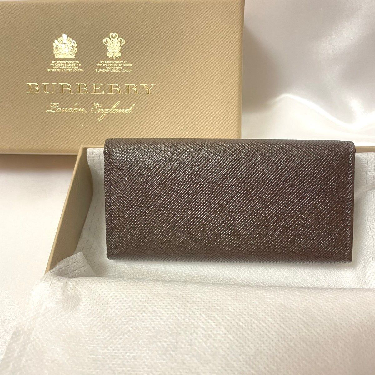 【未使用保管品】BURBERRY バーバリー キーケース 箱付 値下げ不可