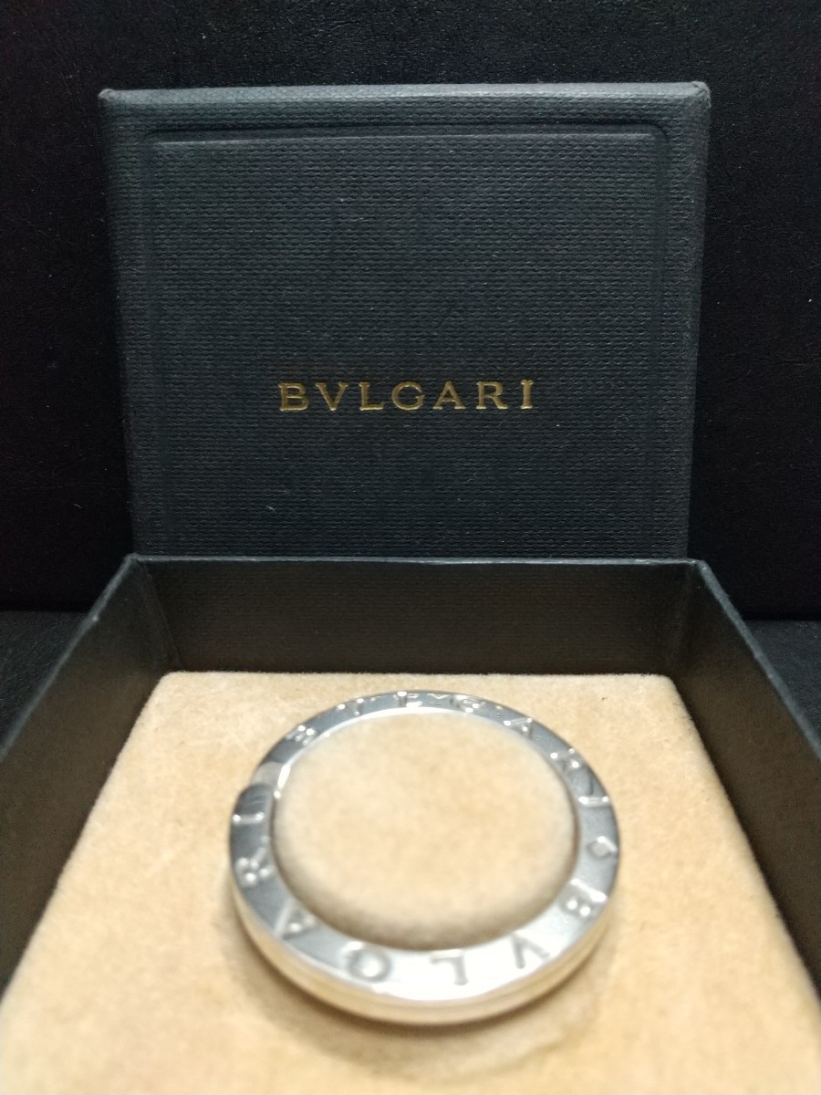  прекрасный товар BVLGARY BVLGARI Be Zero One кольцо для ключей SV925 серебряный брелок для ключа 