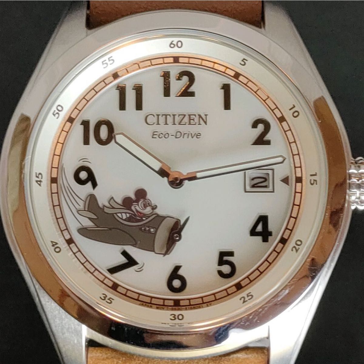 【Disney】展示品特価!/CITIZEN/シチズン/メンズ 腕時計/レトロ風/プレゼントに/ディズニー/ミッキーマウス/男性用