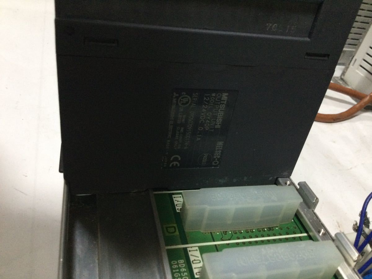 MITSUBISHI MELSEC Q64P/Q02HCPU/QJ61BT11N/QX40 4つ/QY40P 4つ/IAI SCON-C-150A-CC-0-2/IAI SCON-C-30DA-CC-0-2/KEYENCE KL-8BLX(6セット)_画像6