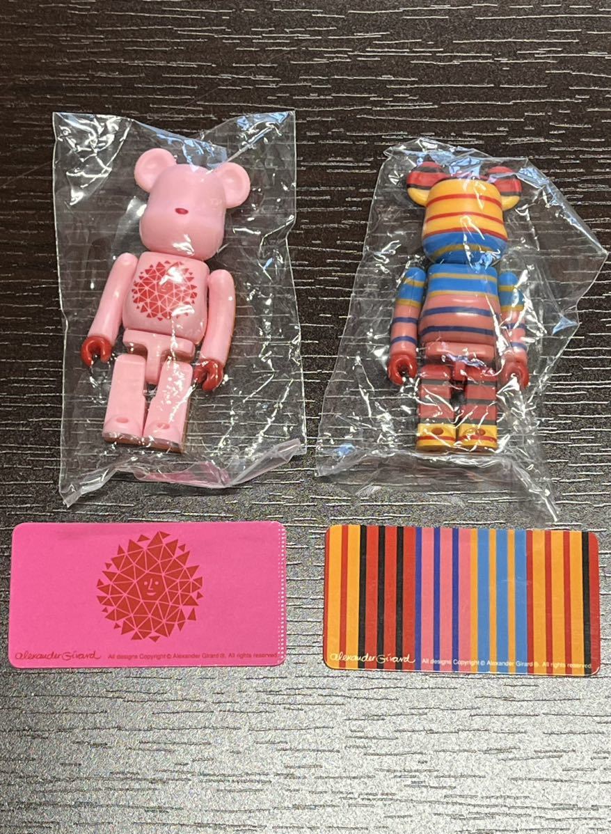 BE@RBRRICK ベアブリック17 Alexander Girard 100% ARTIST & ARTIST裏