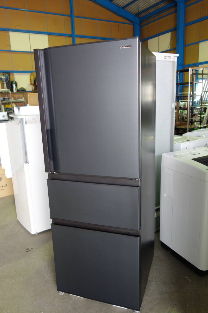 [動作OK] 東芝 VEGETA ベジータ ノンフロン 冷凍冷蔵庫 GR-T33SC 2021年製 326L 3ドア