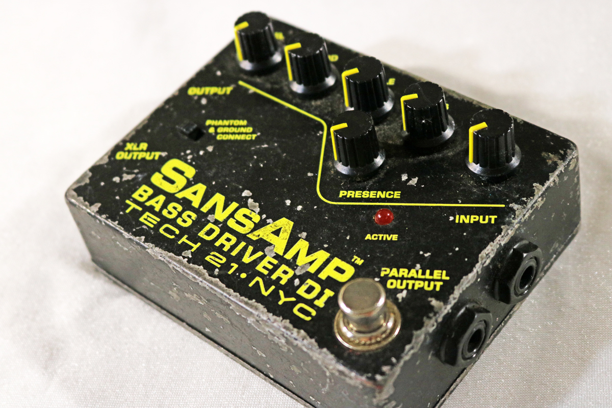 TECH21】初期型 SansAmp BASS DRIVER DI(ベース専用プリアンプ)USED