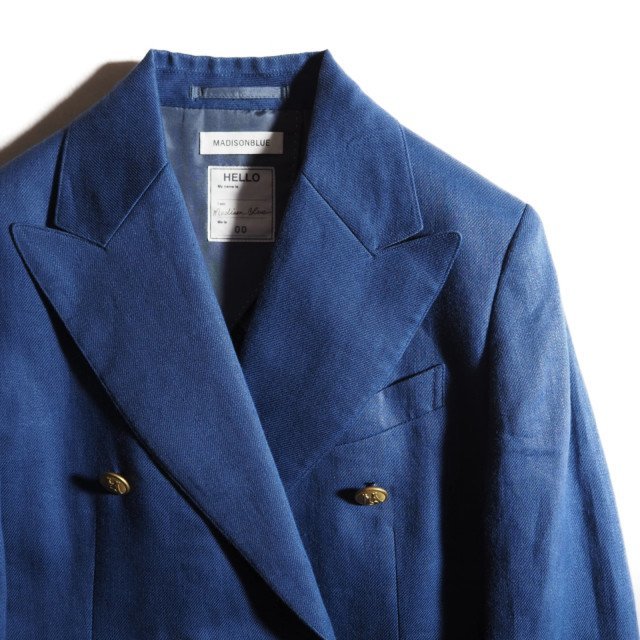 世界的に有名な 金ボタン マディソンブルー▽ 19SS BLUE M1802P