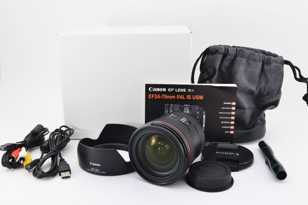 定番人気! 24-70mm EF CANON #b143☆美品☆ F4L キャノン USM IS