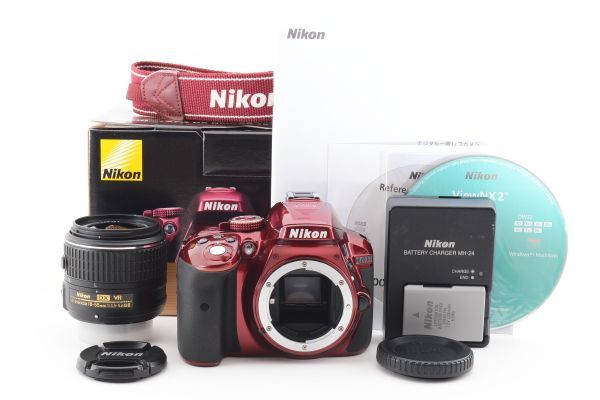 内祝い】 D5300 ニコン Nikon #b330☆実用品☆ AF-S レンズキット VRII