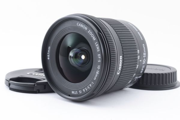 最前線の EF-S キヤノン Canon #b715☆美品☆ 10-18mm STM IS F4.5-5.6