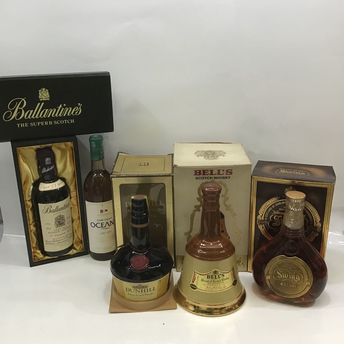 宝)【同梱可】古酒 BELL'S ベルズ 陶器/OLD MASTER DUNHILL/oceano
