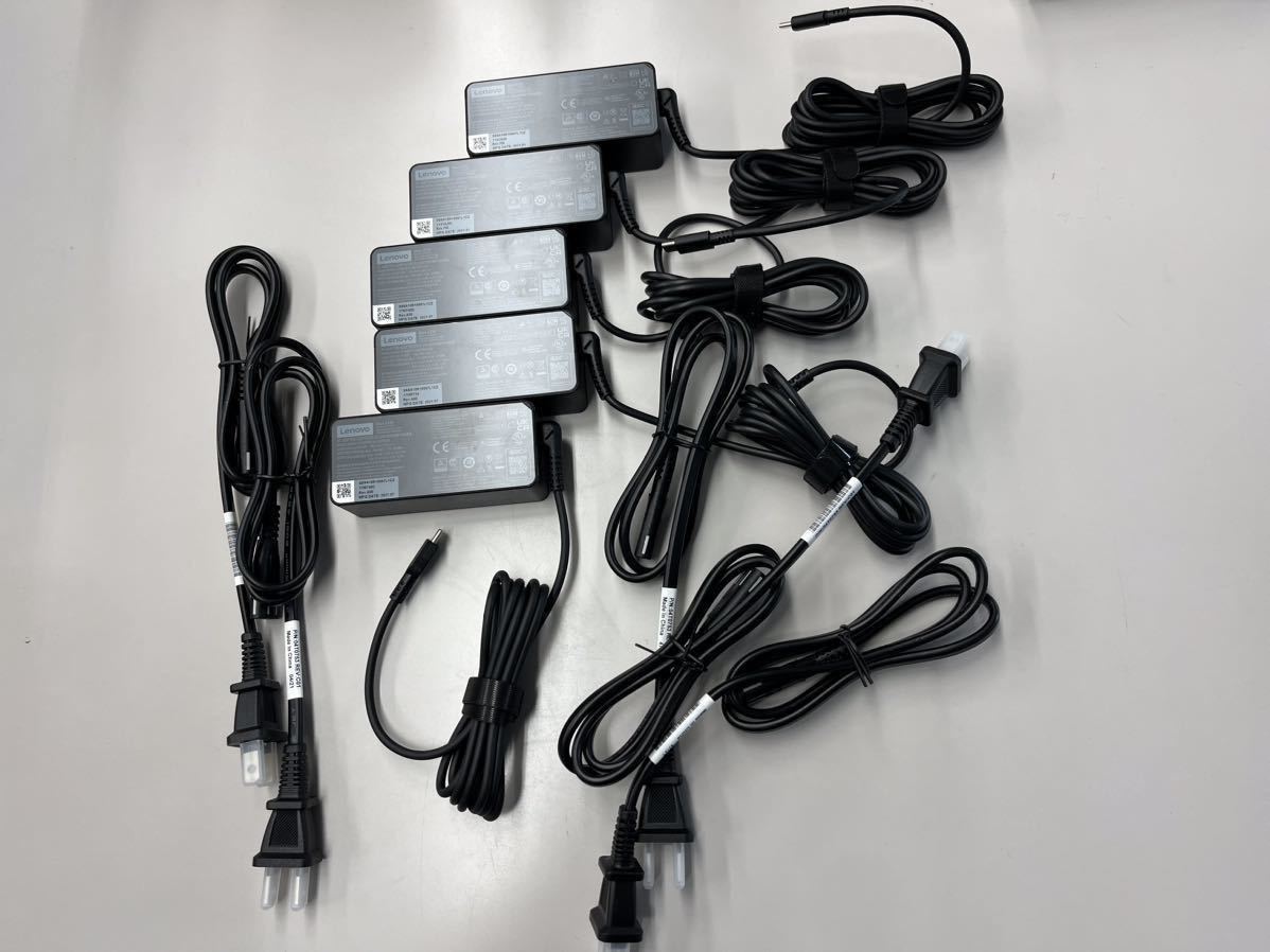 Lenovo ThinkPad USB type-C ACアダプター(5個セット)0718(IBM