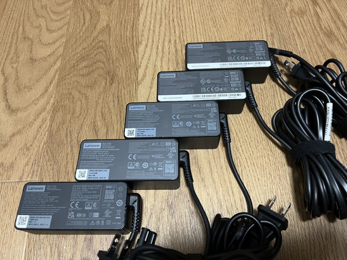 Lenovo ThinkPad USB type-C ACアダプター(5個セット)0720 | JChere