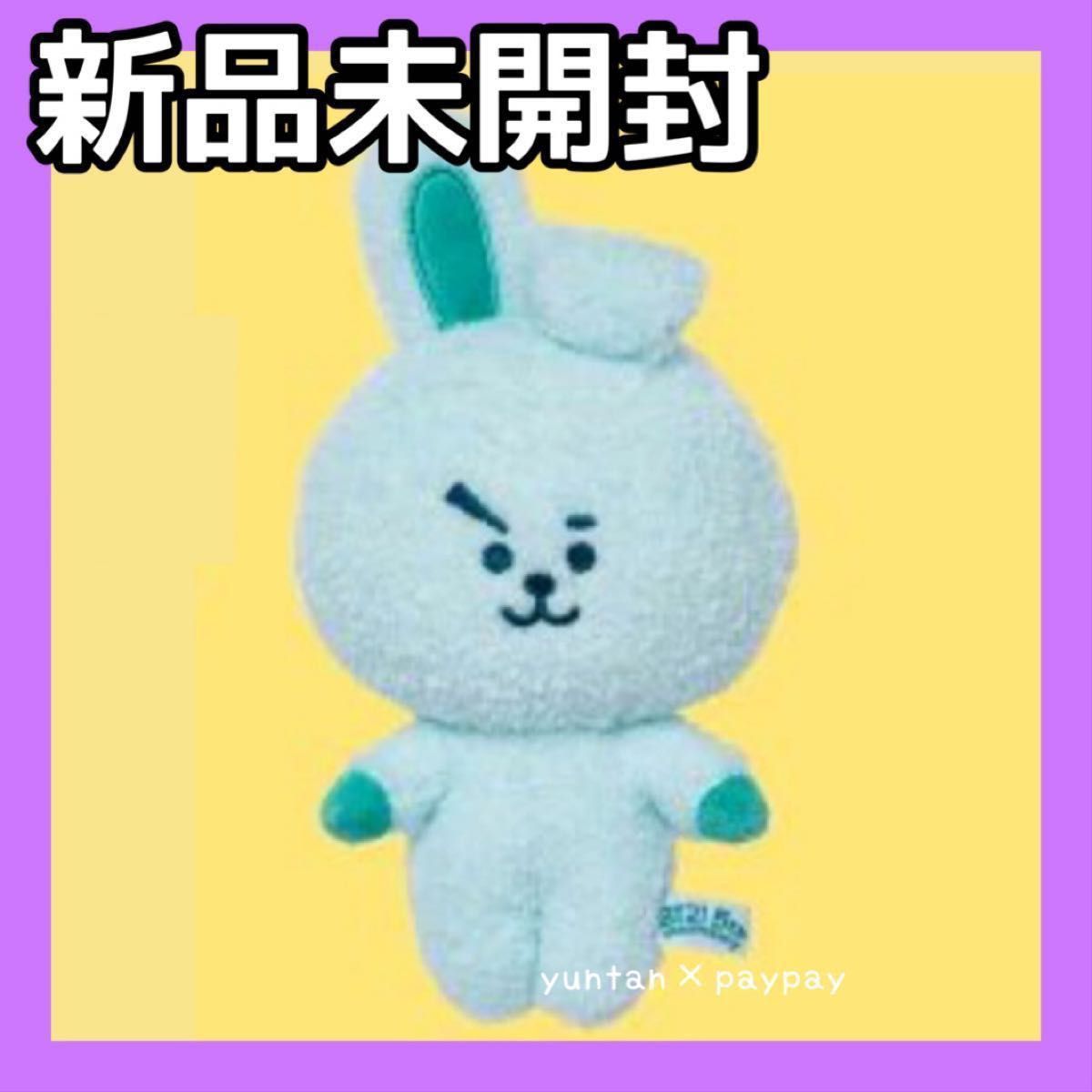 BT21 COOKY 5周年記念 レインボーカラー ぬいぐるみ Mサイズ グリーン ファミマ限定 BTS グク 新品未開封 公式