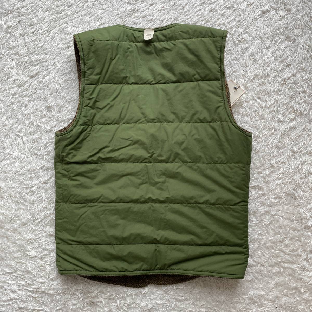未使用タグ付き】RRL ハリスツイード ベスト ハリスツィード ダブル