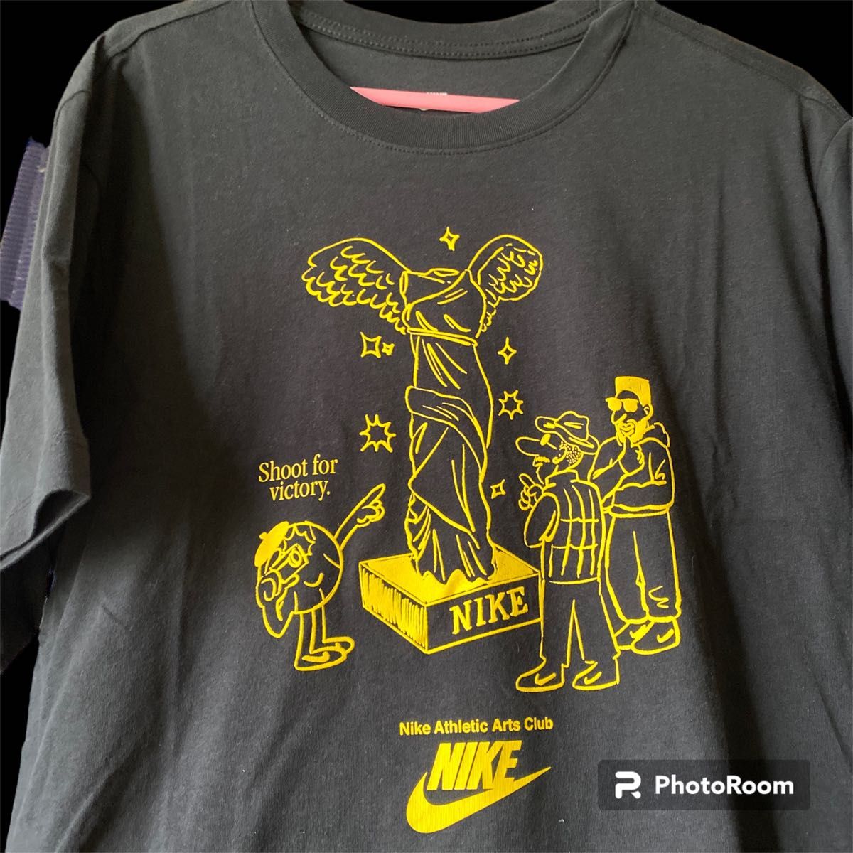 ●新品・未使用・NIKE サモトラケのニケモデル・カットソー・ブラック・2XL