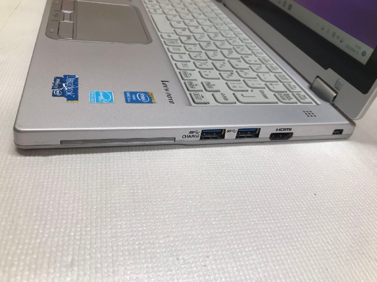 YNC78#ACアダプター付き レッツノート タッチパネルCF-AX3GDCTS Corei5 SSD128 Windows11 Office2021_画像6