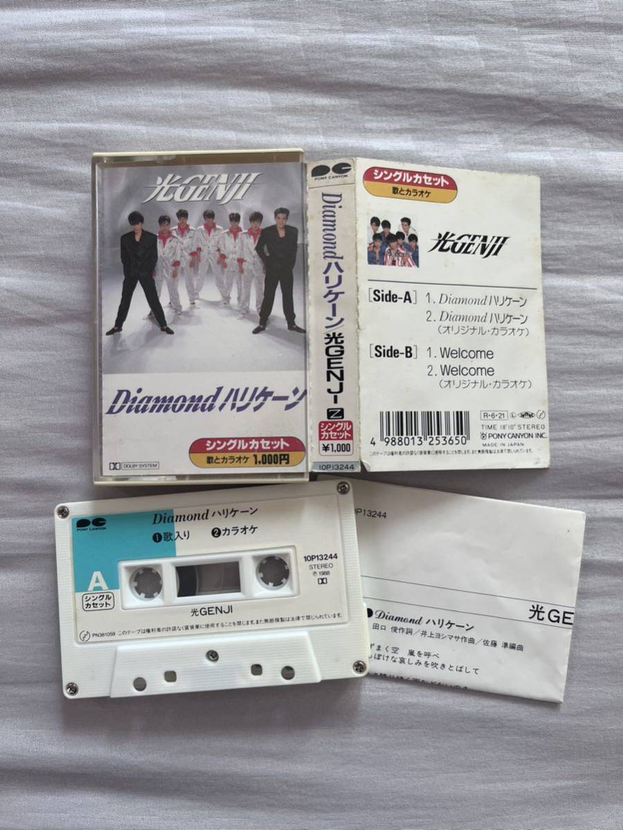  light GENJI ( without honorifics inside sea light . large .. raw Morohoshi Kazumi Sato Hiroyuki Yamamoto . one Akasaka Akira Sato ..) Diamond Hurricane cassette tape 