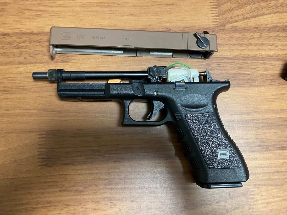 訳あり 電動グロックG18C カスタムパーツ多数 東京マルイ|Yahoo 訳あり 電動グロックG18C カスタムパーツ多数 東京マルイ|Yahoo