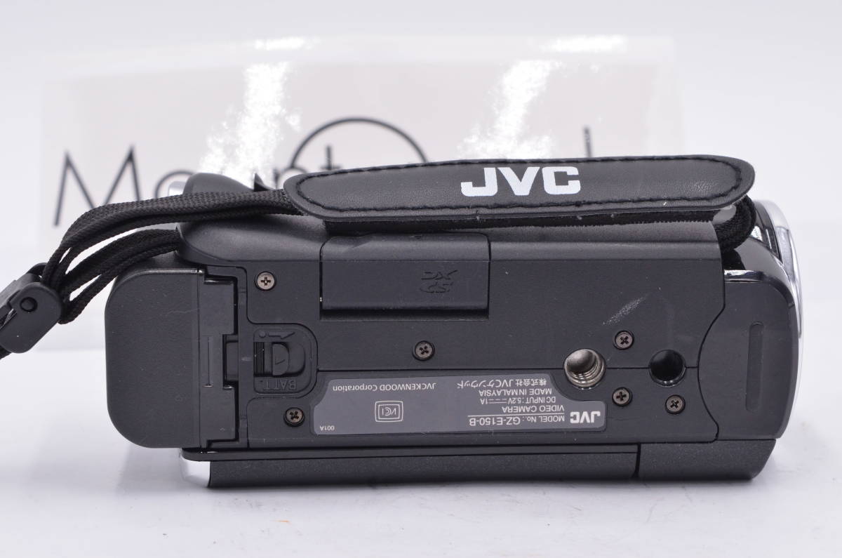 ★良品★ JVC Everio GZ-E150-B ビデオカメラ ブラック バッテリー付 #7582_画像3