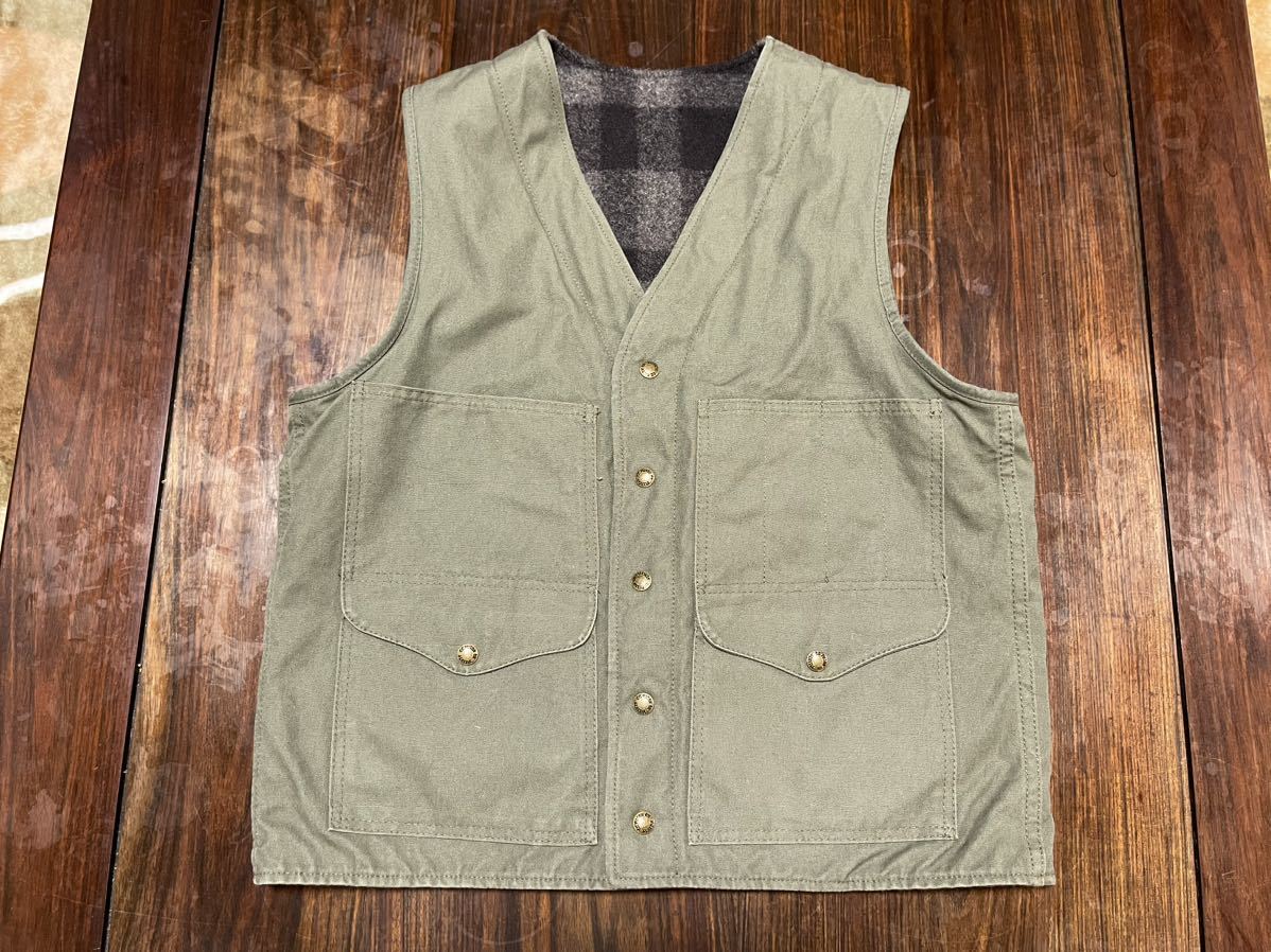 希少】00年代 FILSON MACKINAW VEST ブラウン 38-