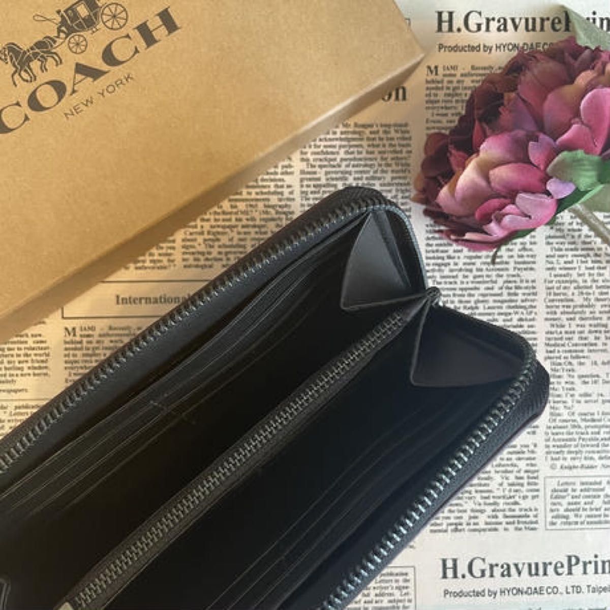 coach コーチ 長財布 ブラック 型番 F25517 N3A 黒 メンズ|PayPayフリマ