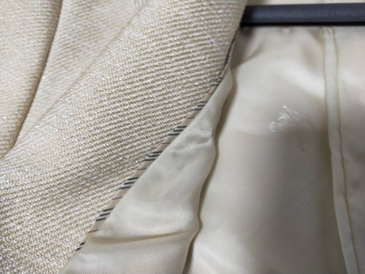 .8.3 ten thousand Burberry silk Blend stand-up collar jacket 44 largish size setup possibility 