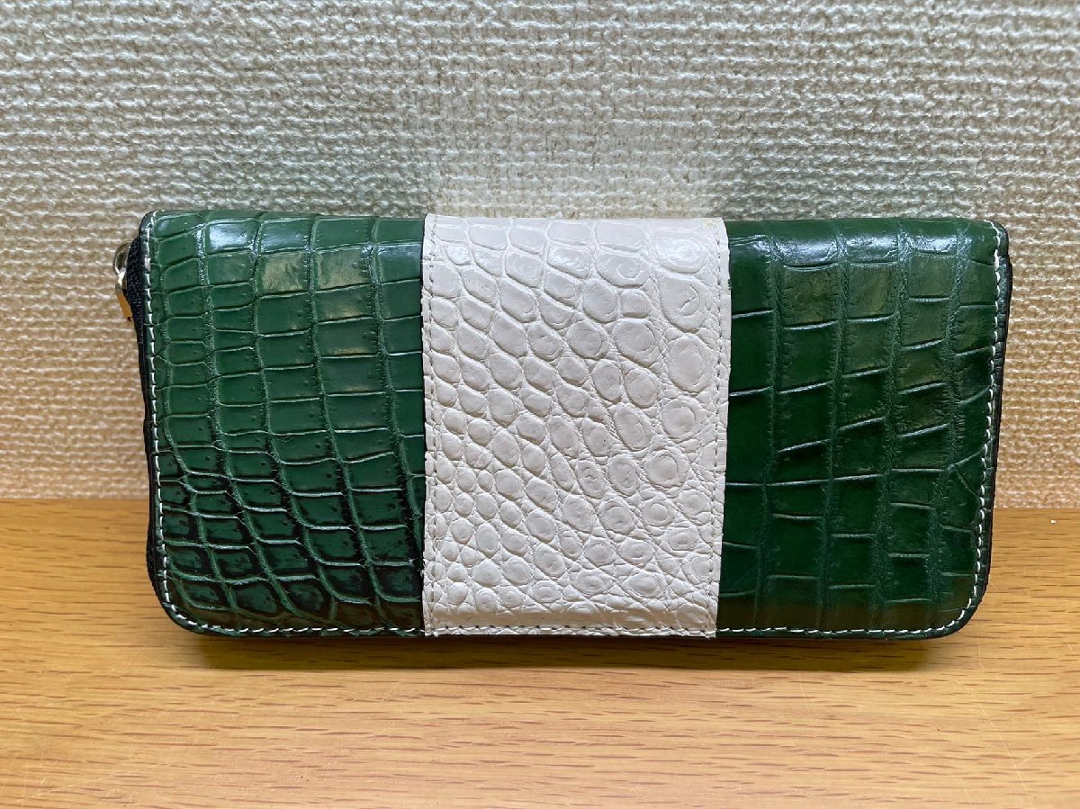 ☆新品☆ 本物クロコダイル 長財布 - modasty-fashion.co.il