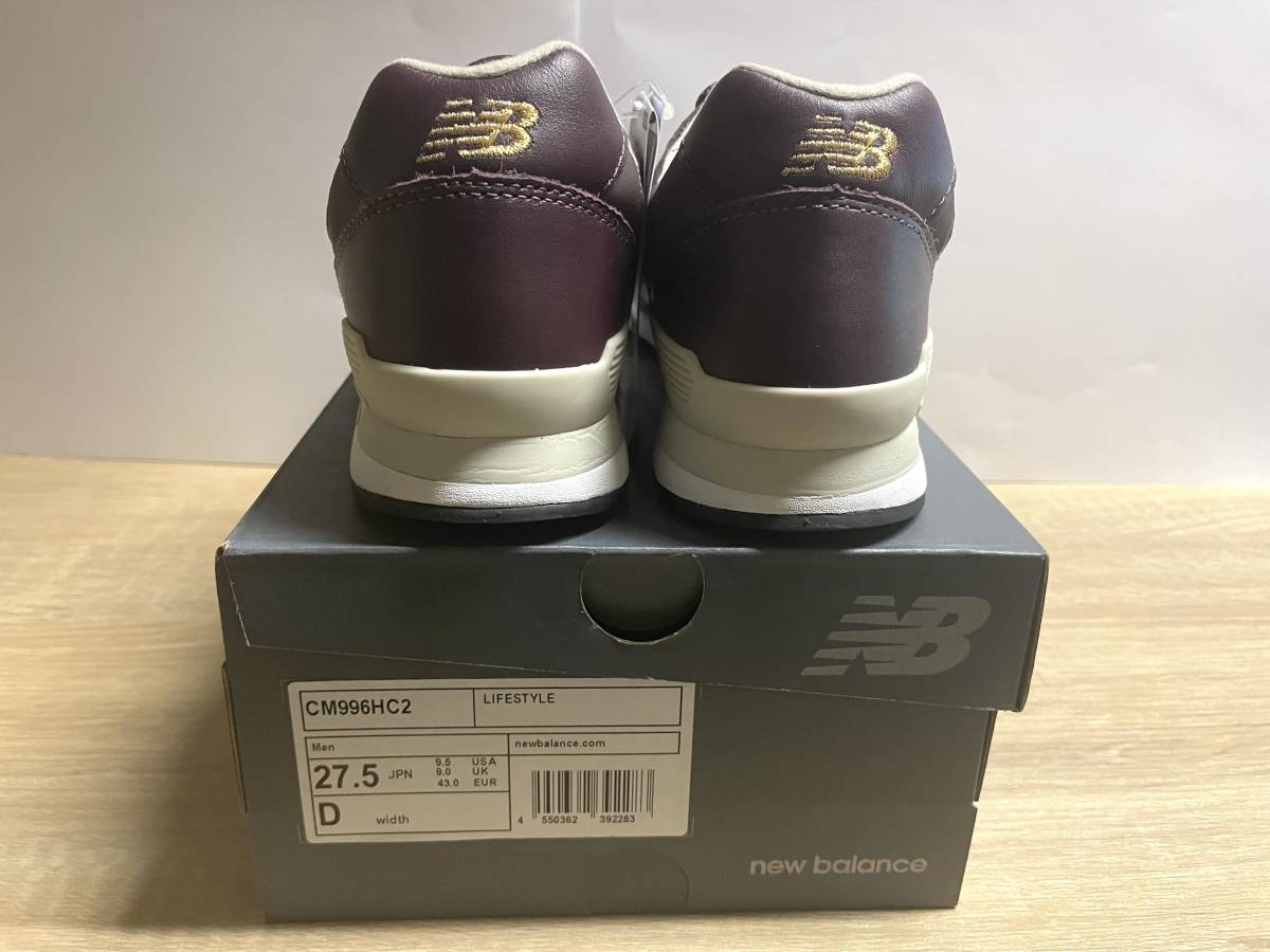 未使用 ニューバランス CM996HC2 D ブラウン 27.5cm new balance-