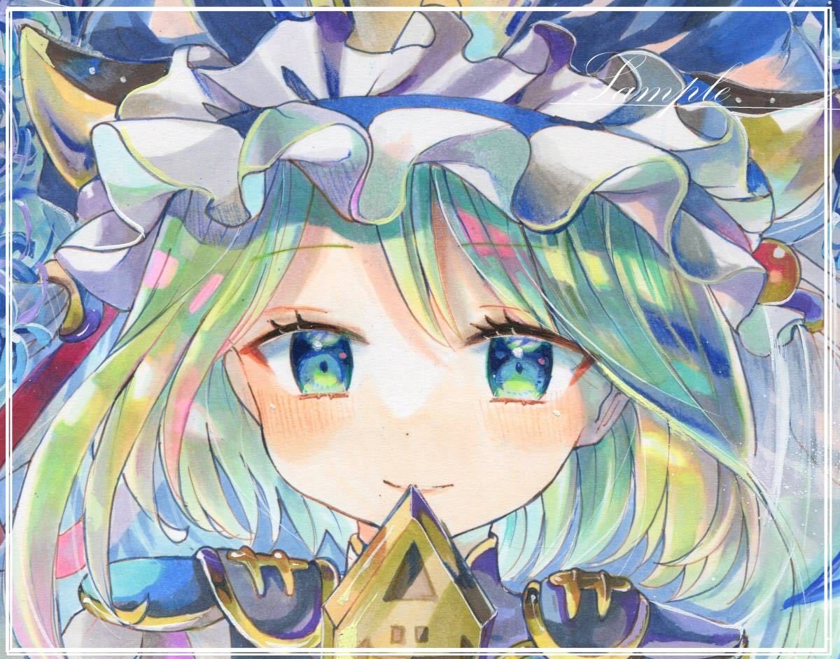 Yahoo!オークション - 手描きイラスト 東方project 四季映姫 Yahoo!オークション - 手描きイラスト 東方project 四季映姫
