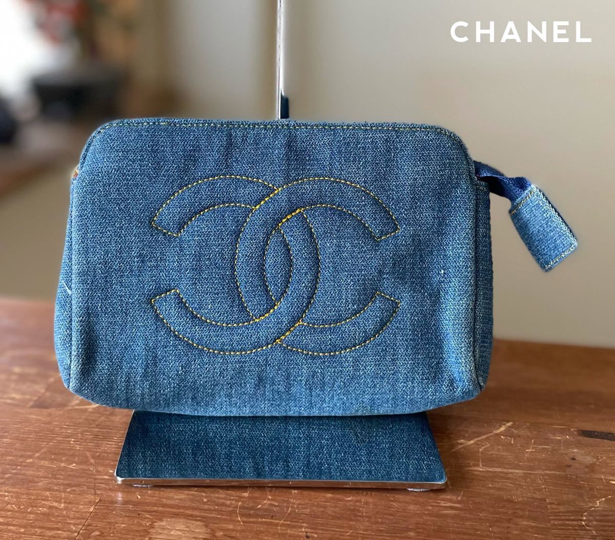 CHANEL☆ヴィンテージシャネル デニム バッグ-