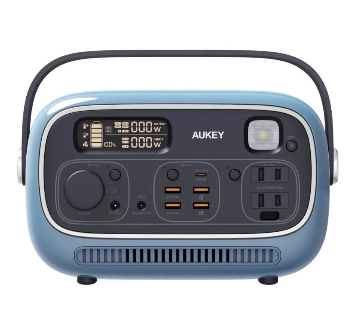 AUKEY ポータブル電源 POWER STUDIO3000 新品未使用 レトロ 82 500mAh