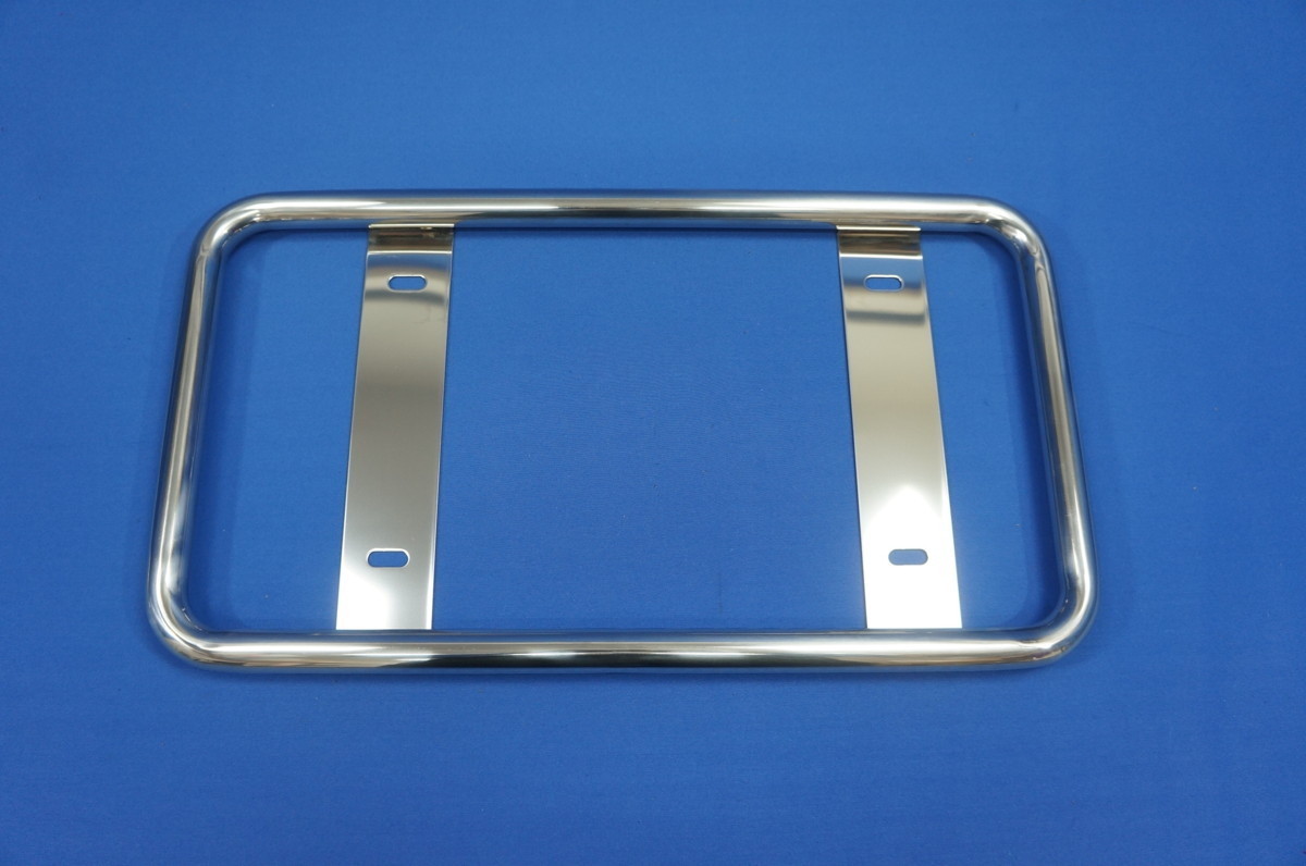  circle pipe number plate frame large for stainless steel 