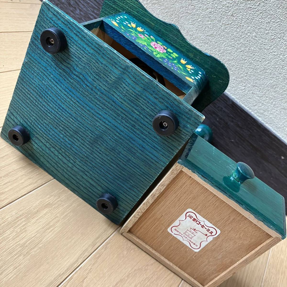 程度美品 河野サイフォン F203 KONO コーノ グラインダー 程度美品 河野サイフォン F203 KONO コーノ グラインダー