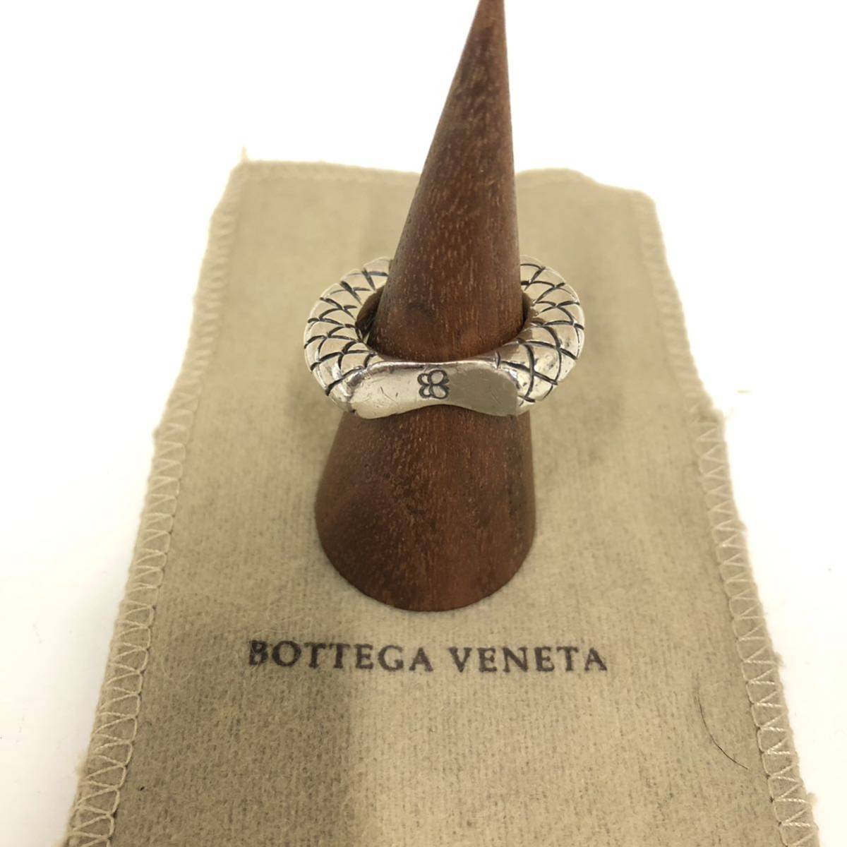 【BOTTEGA VENETA】ボッテガヴェネタ★リング 指輪 SV925 イントレチャート 11号 07