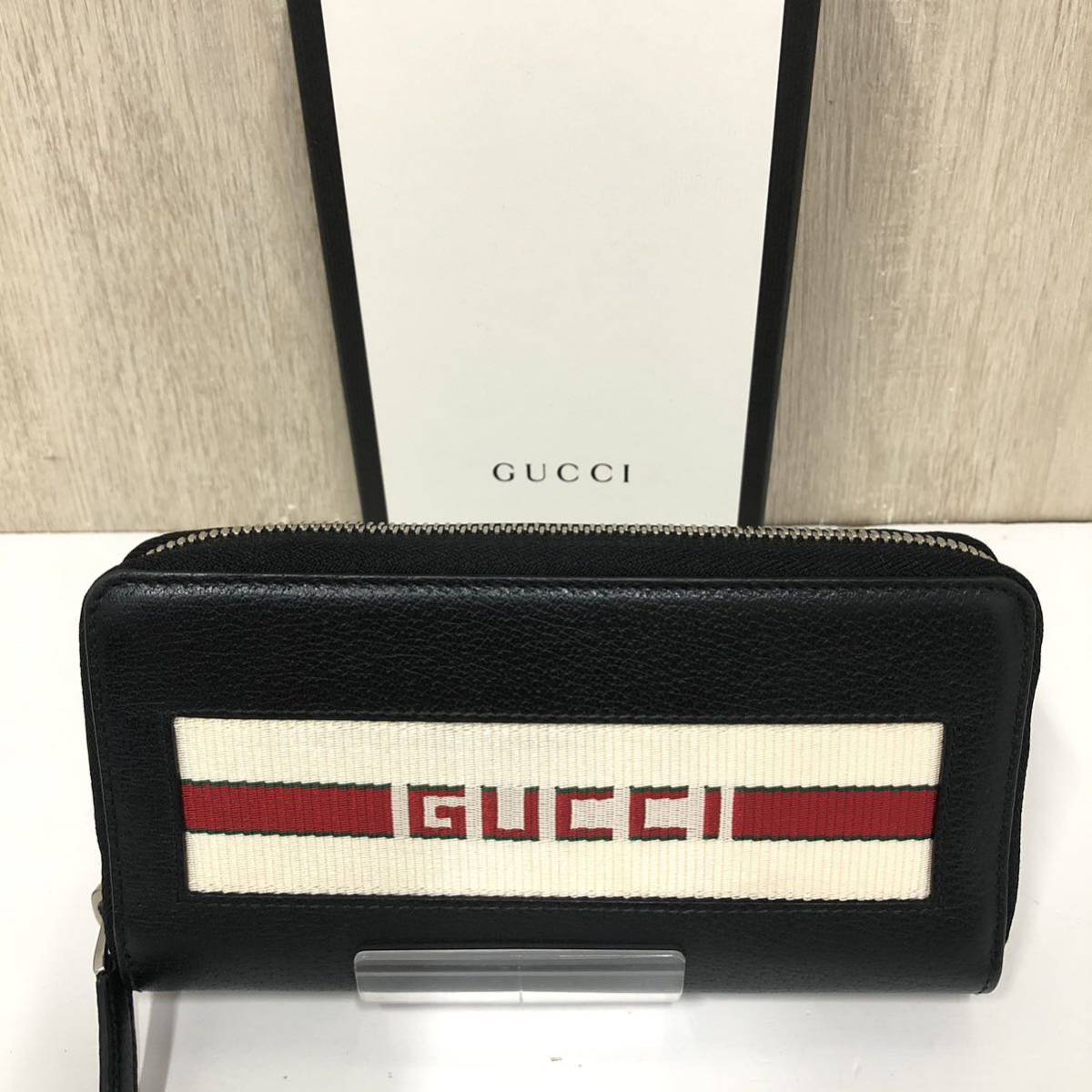 箱付き★【GUCCI】グッチ★長財布 Cruise クルーズコレクション ラウンドファスナー 459138 07