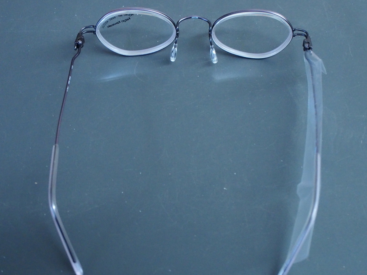 未使用 増永眼鏡(株) KOOKI 眼鏡 メガネフレーム 種別:フルリム サイズ:43□22-140 材質:TIITANIUM/セル 型式:MP-649 管理No.11019_画像5