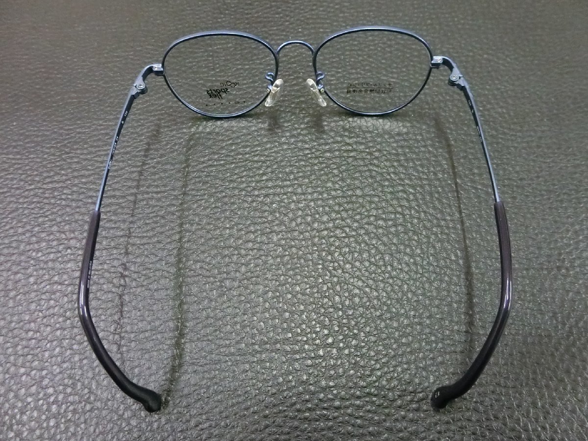 未使用 増永眼鏡(株) masunaga KOOKI 眼鏡 メガネフレーム 種別: フルリム サイズ: 42□14-120 材質: メタル 型式: J-24 管理No.38052_画像5