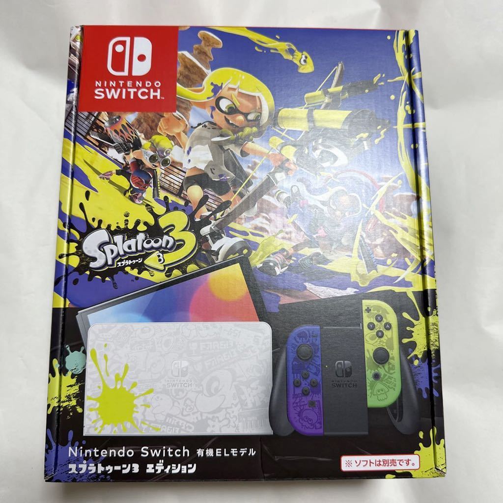 Nintendo Switch ニンテンドースイッチ 本体 (有機ELモデル) スプラ