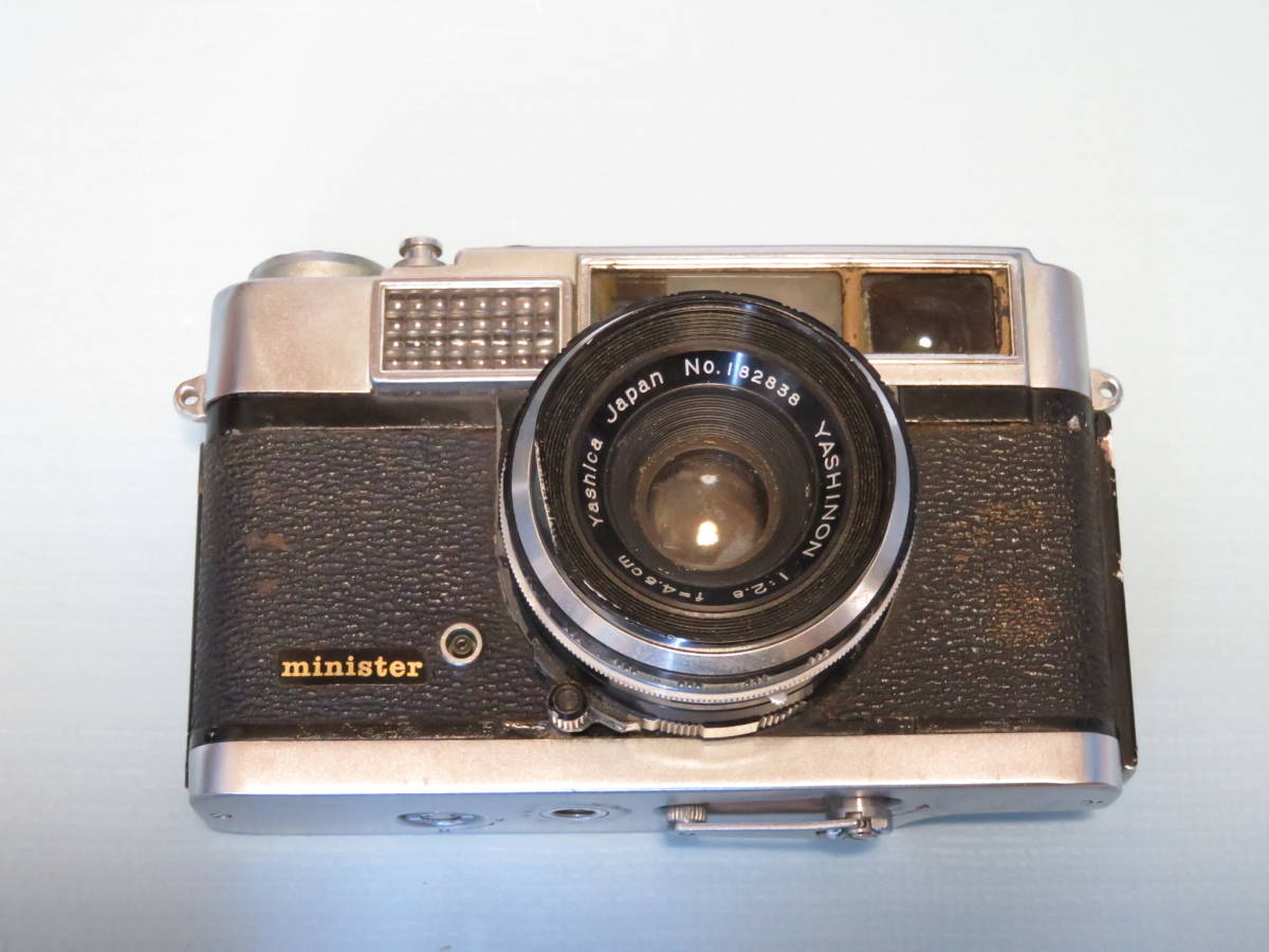 【日本製 ジャンク】ヤシカ YASHICA カメラ レンジファインダー minister 部品取りの画像1