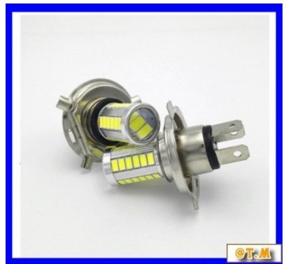 LHK2332★車 ヘッドライト led 2個セット 交換　　H4 led　コールドホワイト 33 smd 5630 5730 フォグライトヘッドランプ 12v dc _画像3